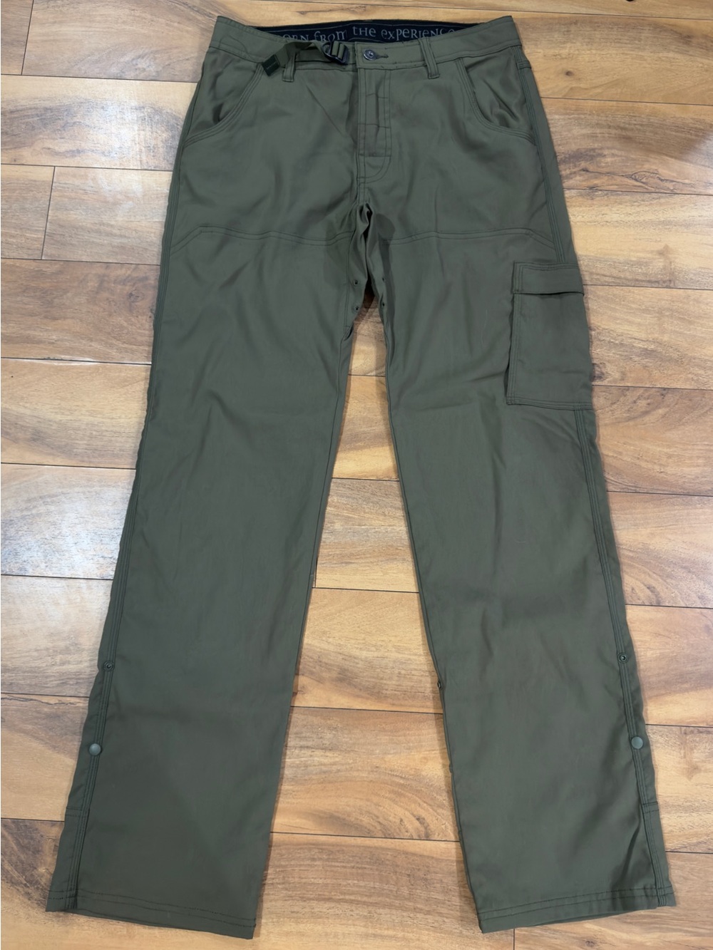 prAna Stretch Zion Men’s Pants Olive Green Outdoor Hiking Travel 30x32L